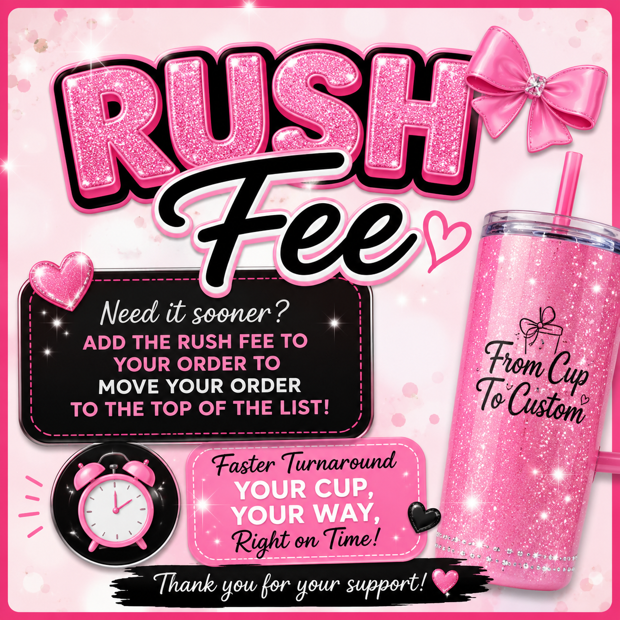 Rush fee