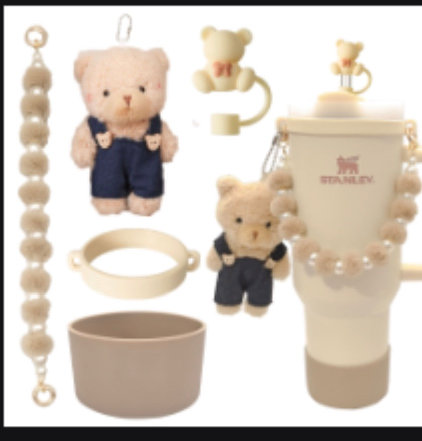 Tumbler Accessories (puff and pearls)