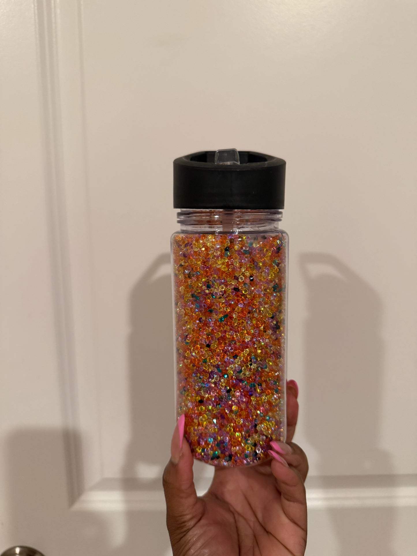 RTS kids 12 oz diamond snowglobe tumbler with leakproof lid