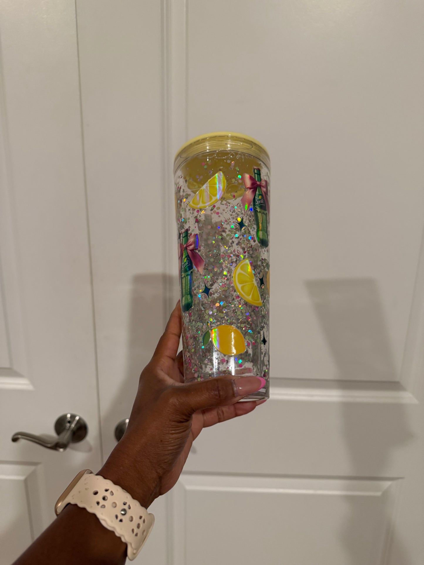 RTS 24 oz lava snowglobe tumbler
