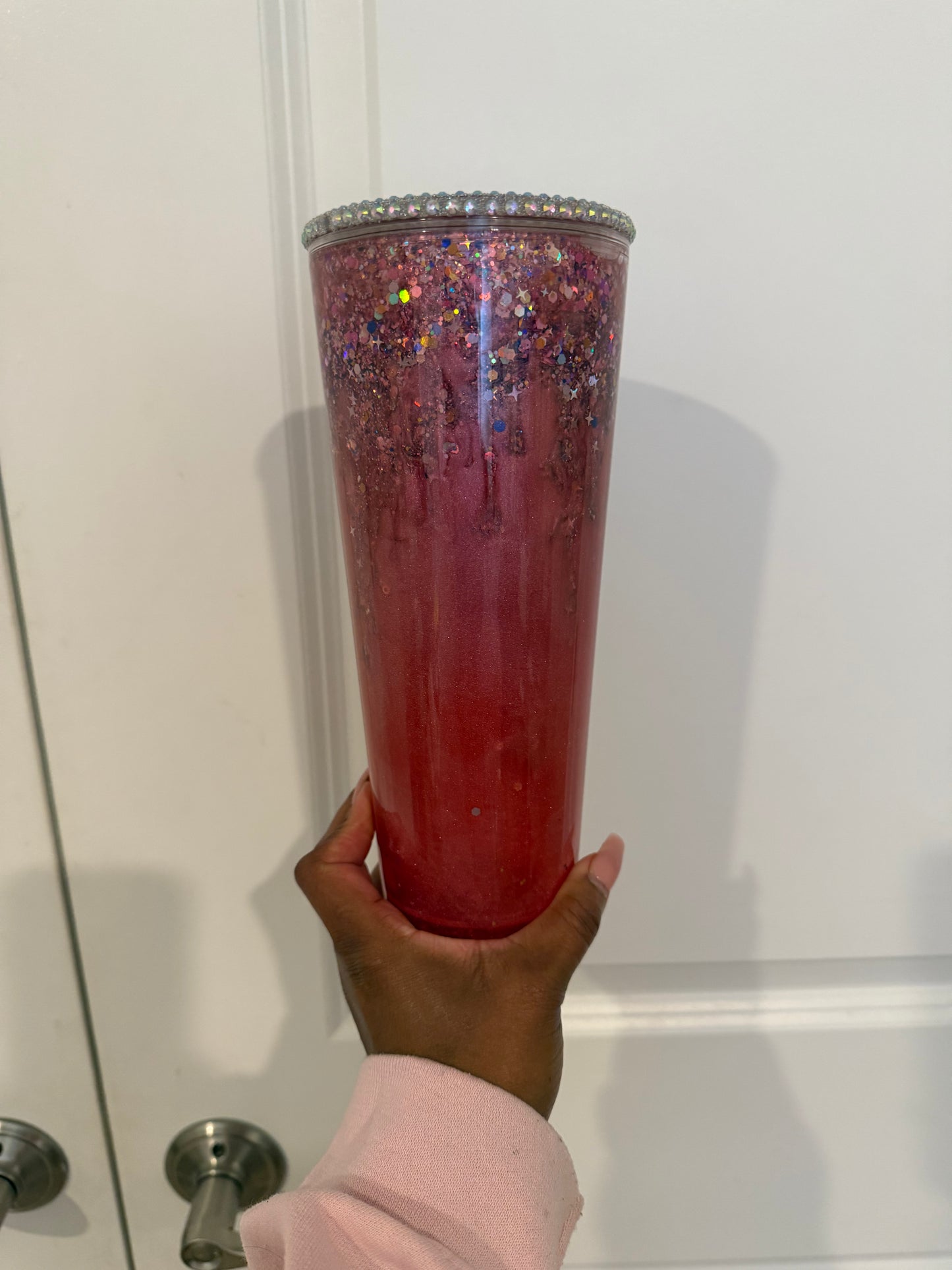24 OZ SNOWGLOBE Galaxy tumbler