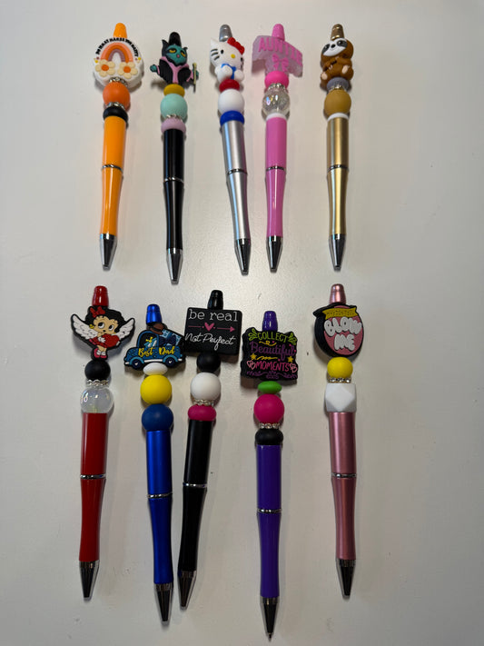 Beaded pens