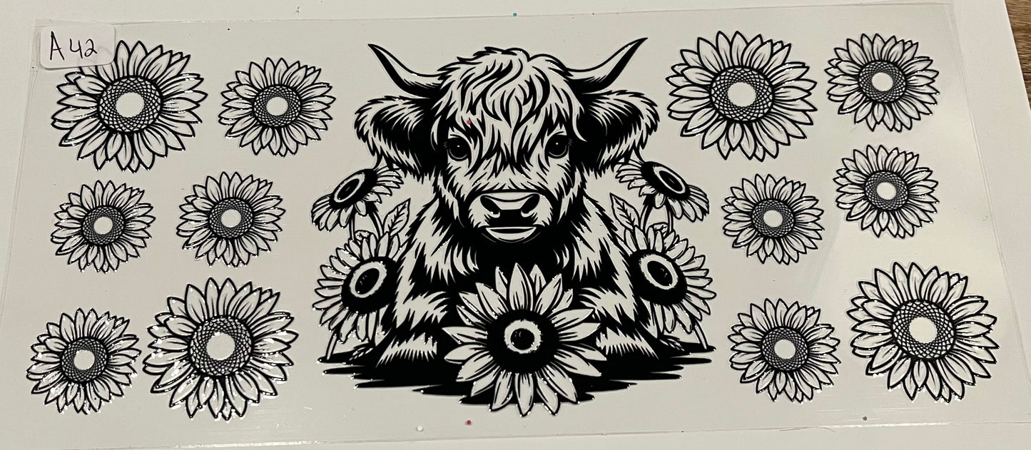Animal wraps (Highland cows, sea animals, pigs, etc)