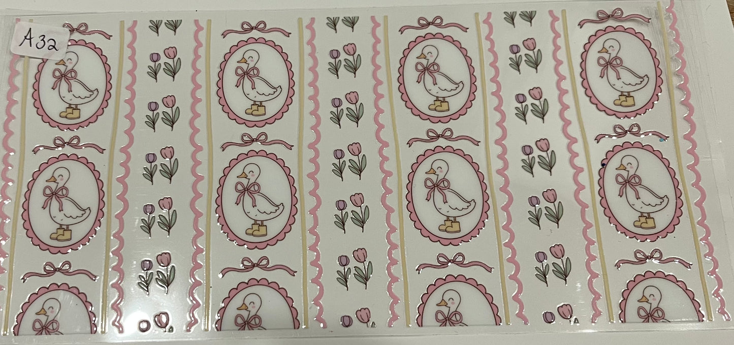 Animal wraps (Highland cows, sea animals, pigs, etc)