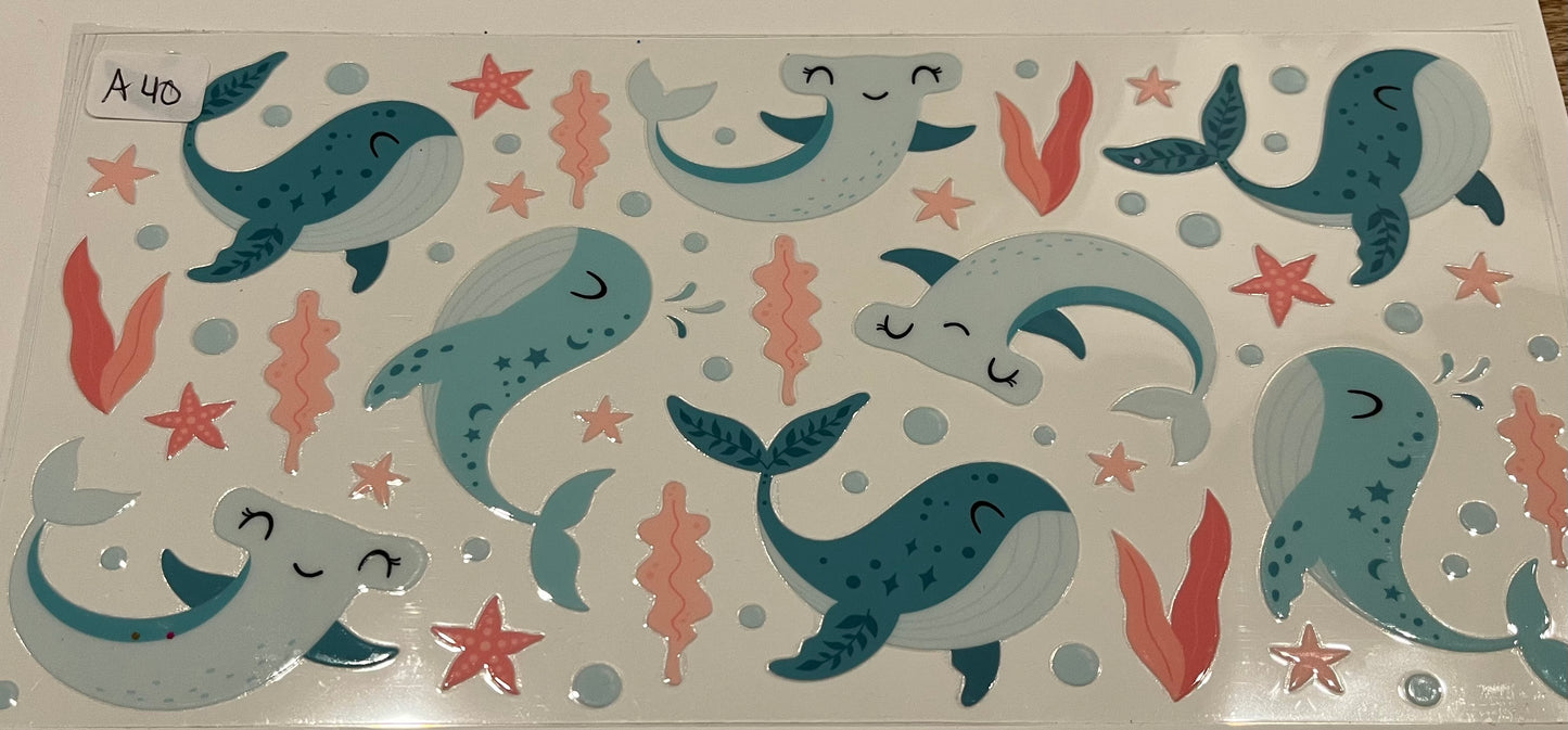 Animal wraps (Highland cows, sea animals, pigs, etc)