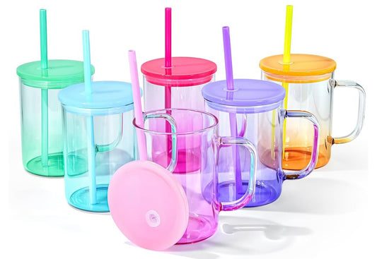 17 oz glass mugs