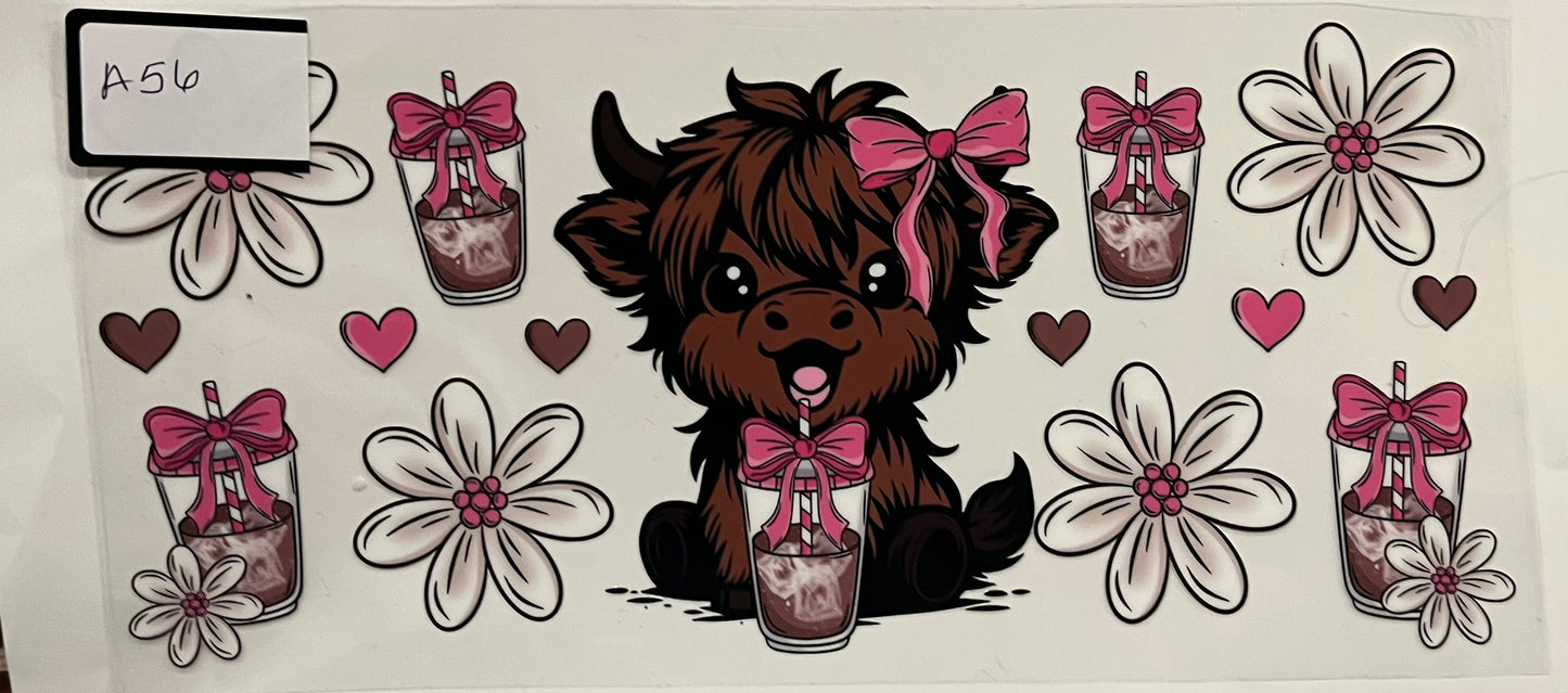 Animal wraps (Highland cows, sea animals, pigs, etc)