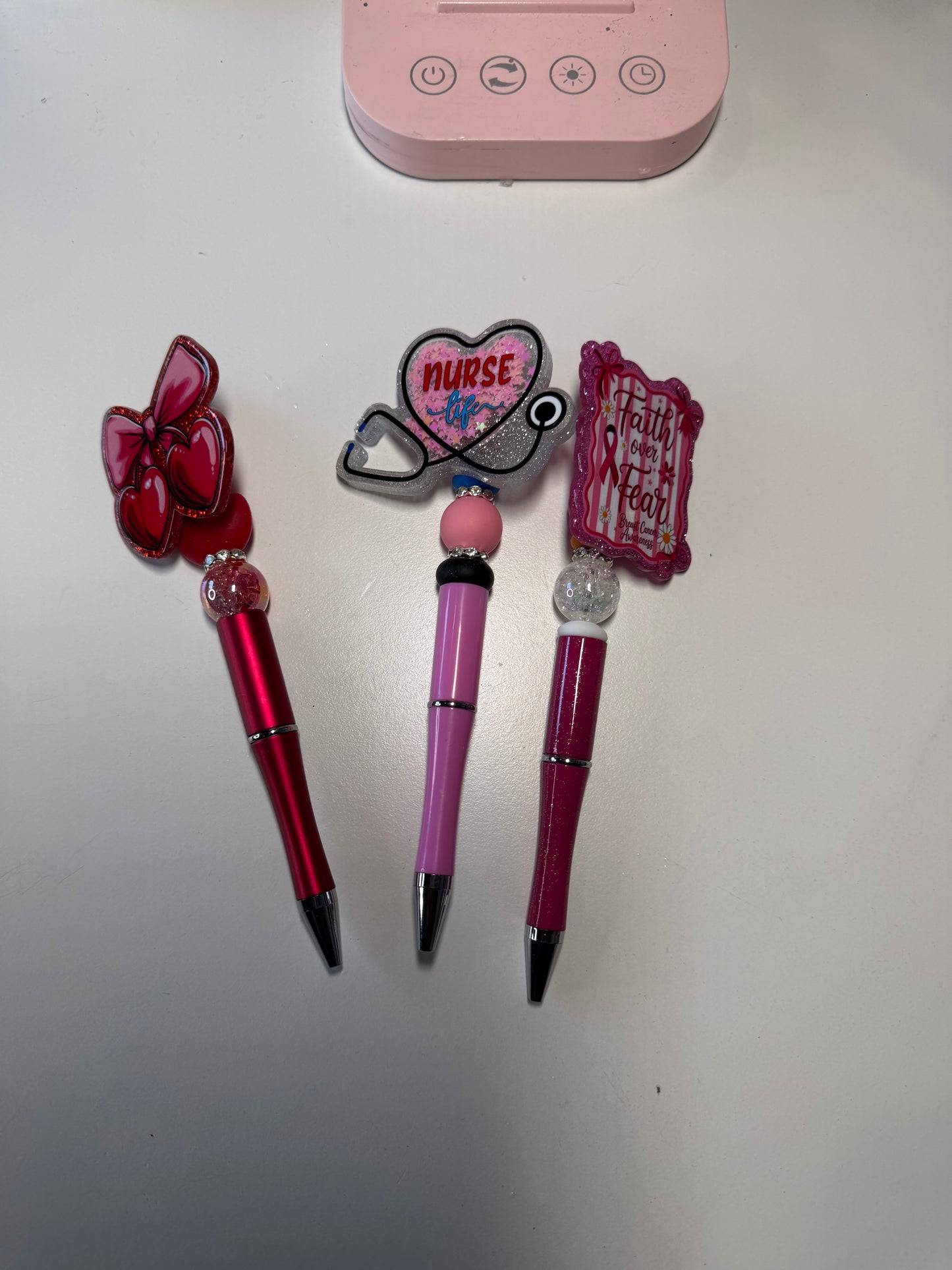 Custom beaded pens