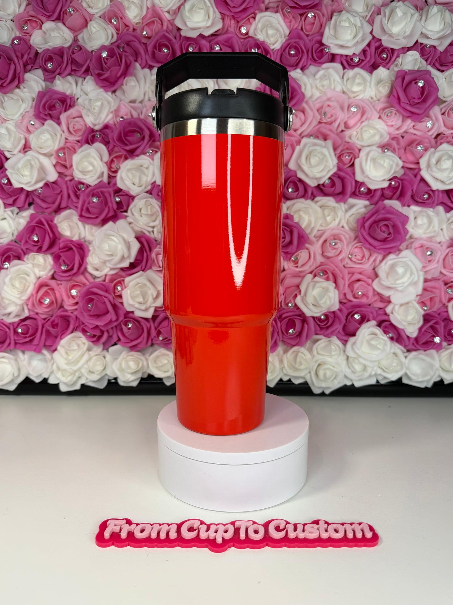 30 oz insulated tumbler with leak proof lid