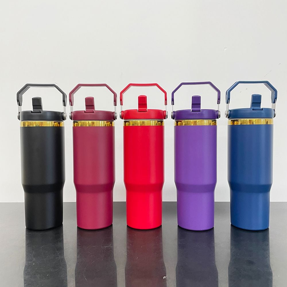 30 oz Insulated Tumbler With Leak Proof Lid