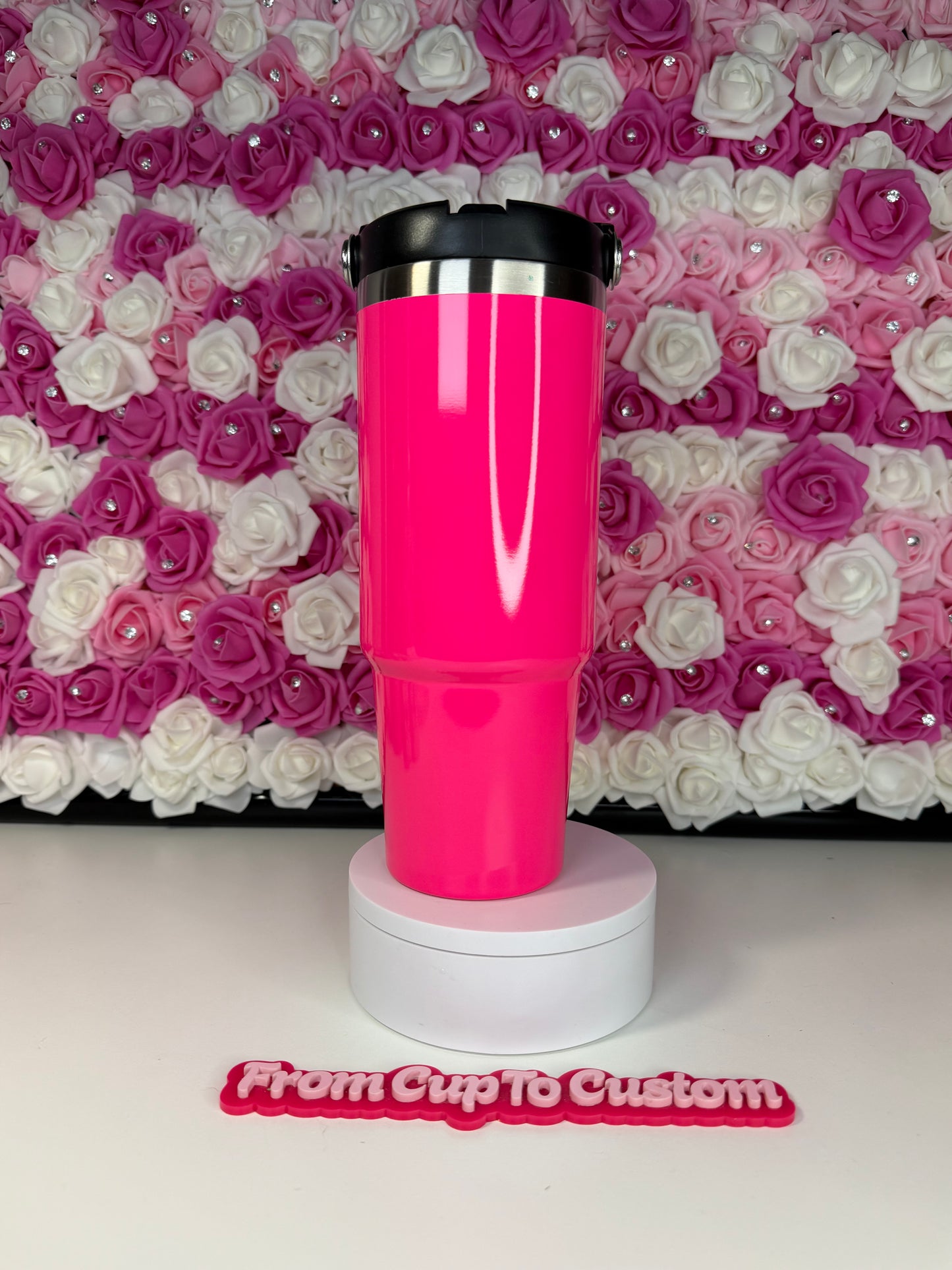 30 oz insulated tumbler with leak proof lid