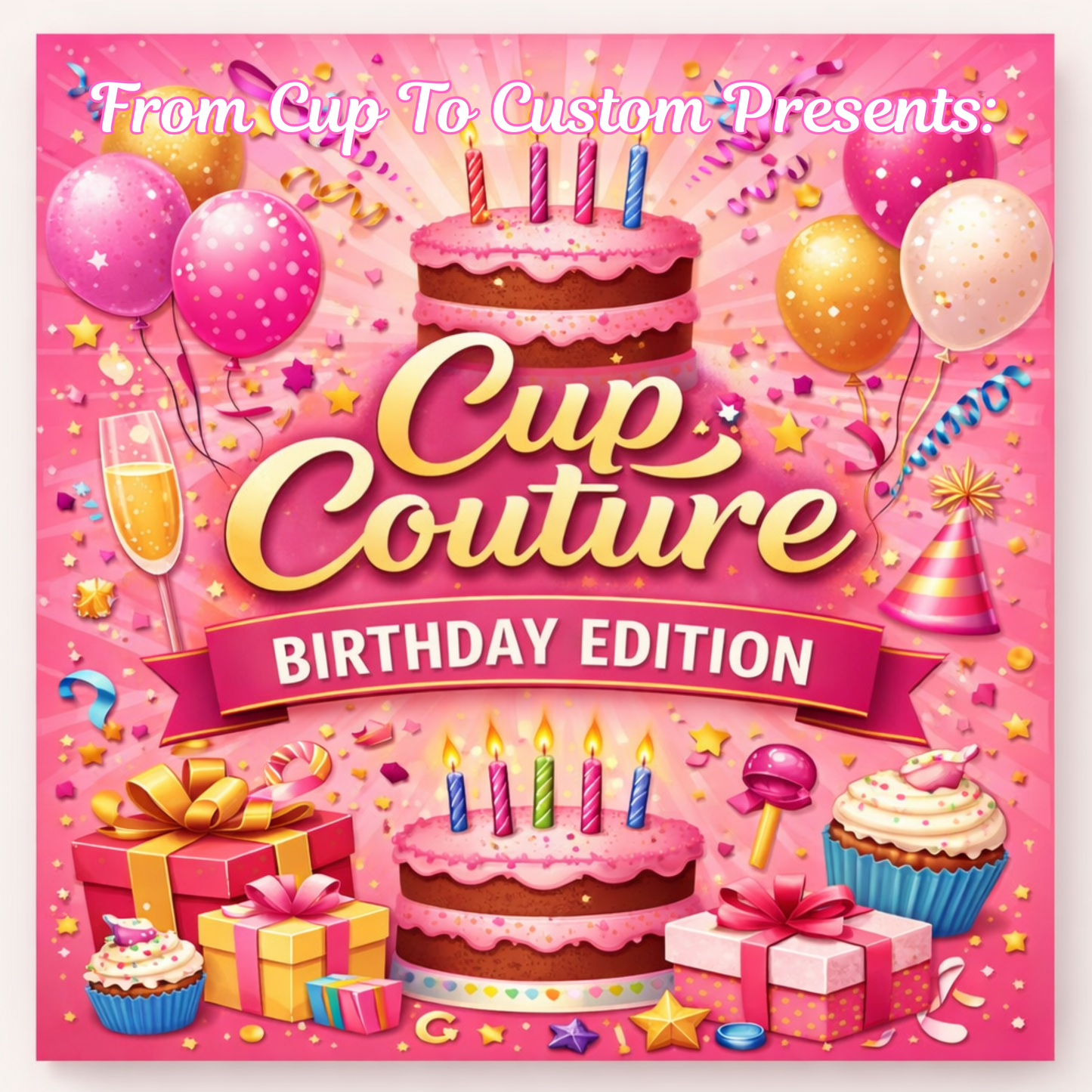 Cup couture Birthday Edition small box