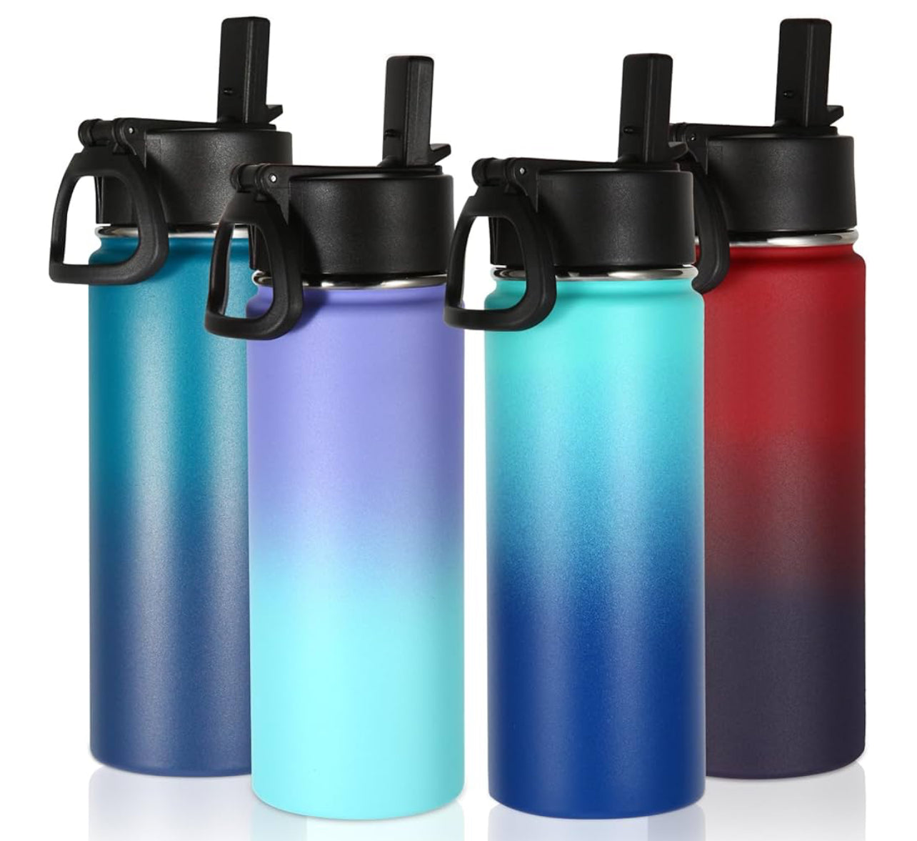 18 oz insulated tumblers with leak proof lids