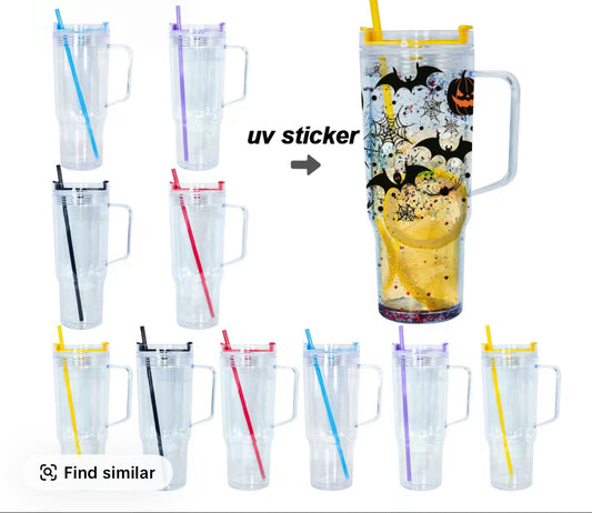 40 oz snow globe tumbler