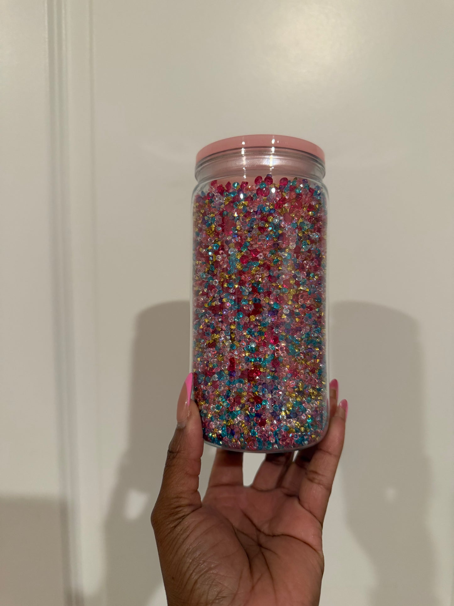 RTS 16 oz diamond snowglobe tumbler