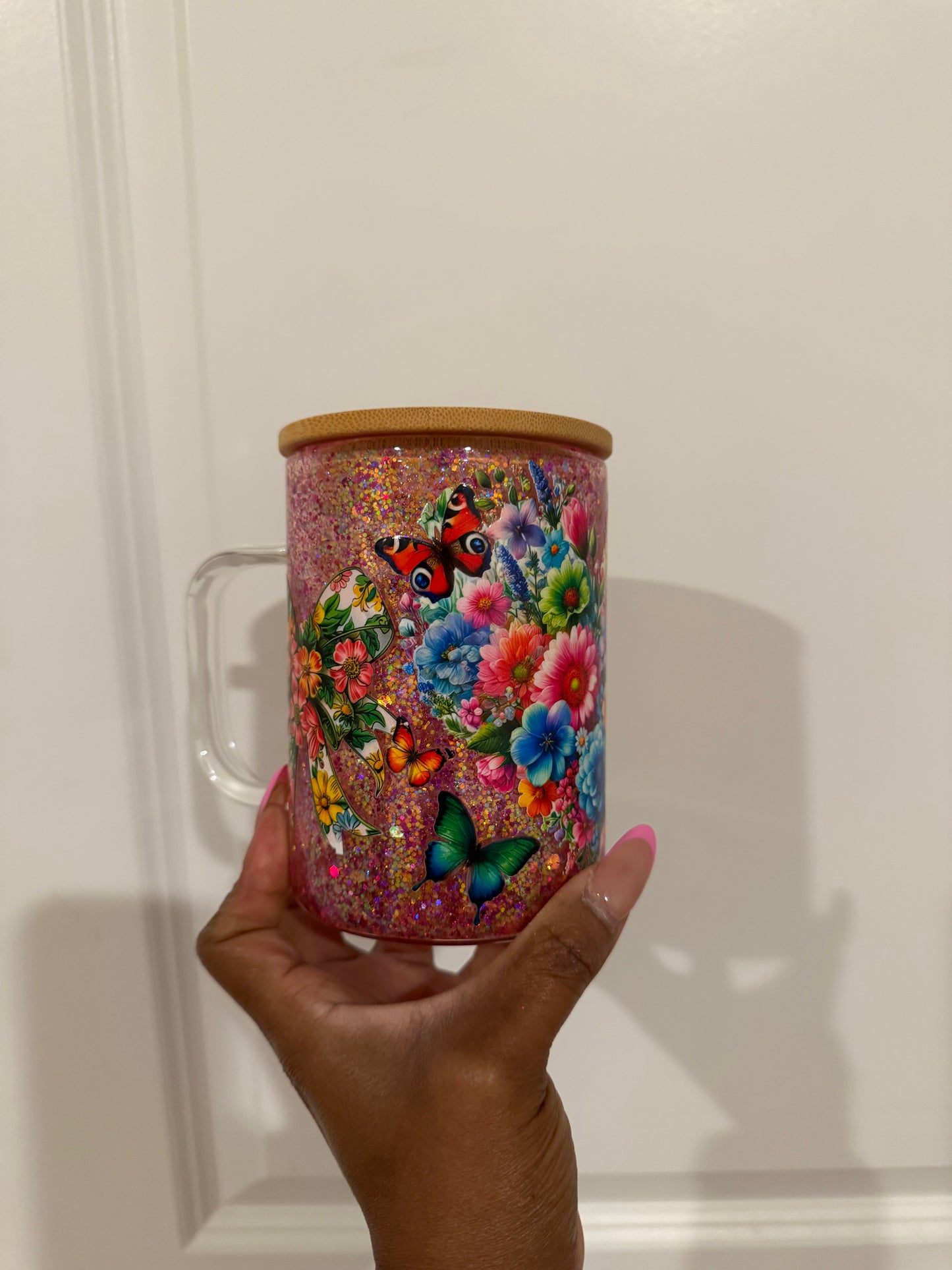 RTS 15 oz snowglobe glass mug