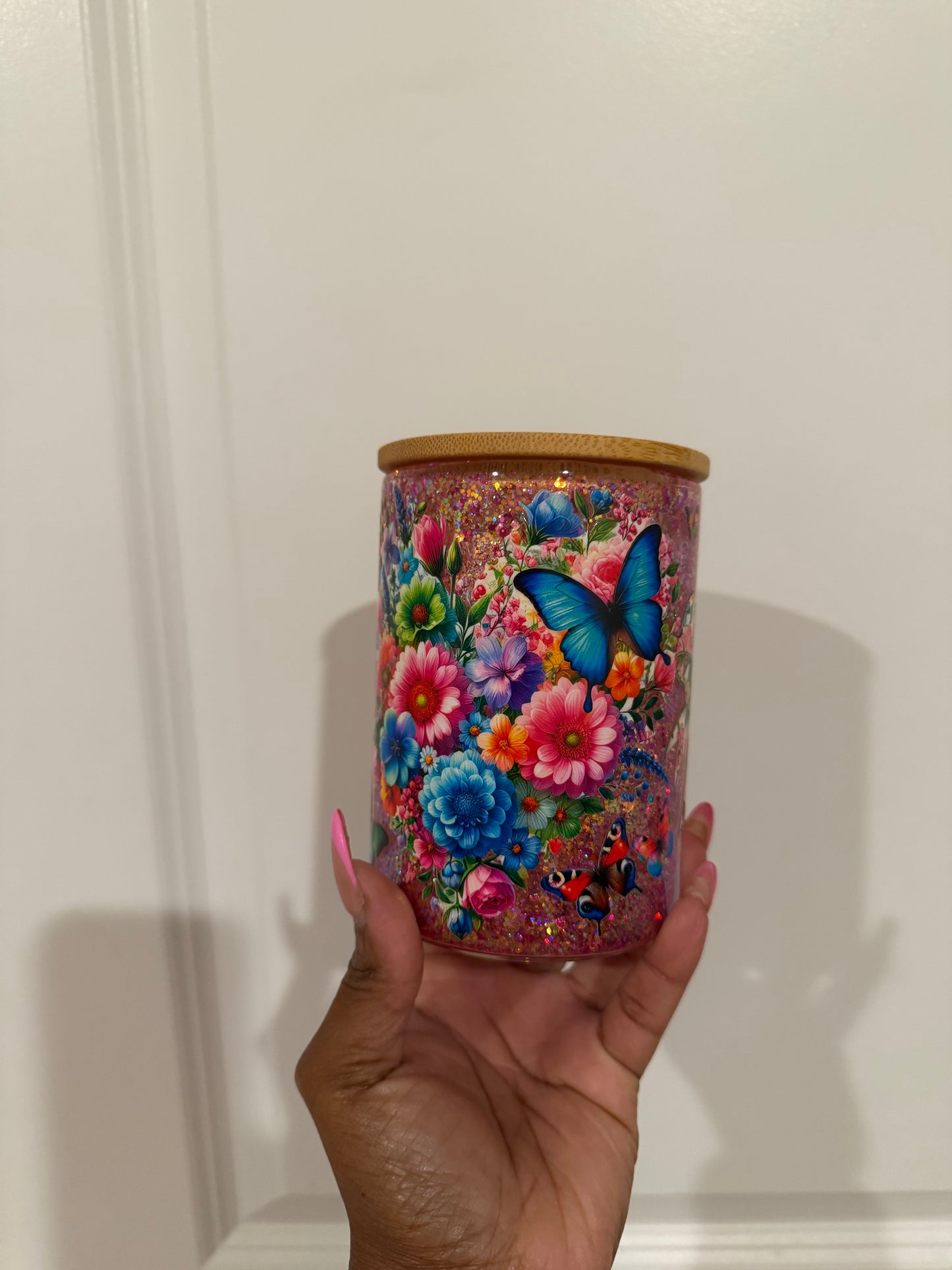 RTS 15 oz snowglobe glass mug