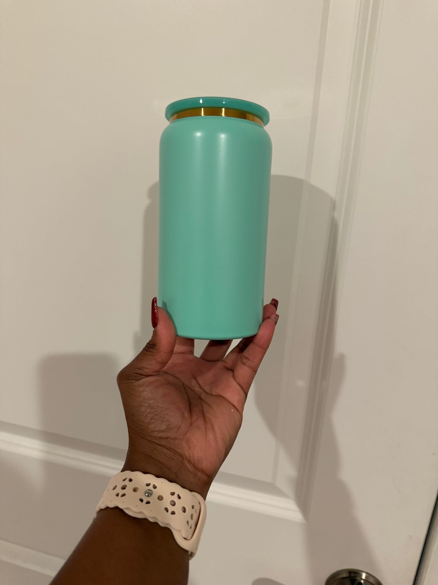 16 oz insulated tumbler (naughty but cute)