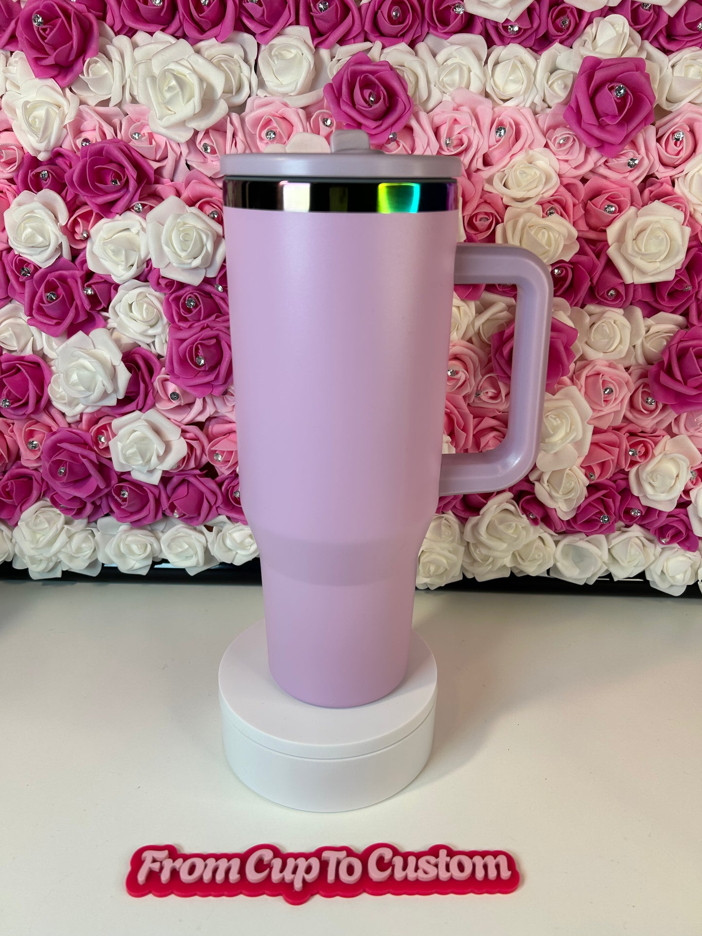 40 oz insulated tumbler with leak proof lid