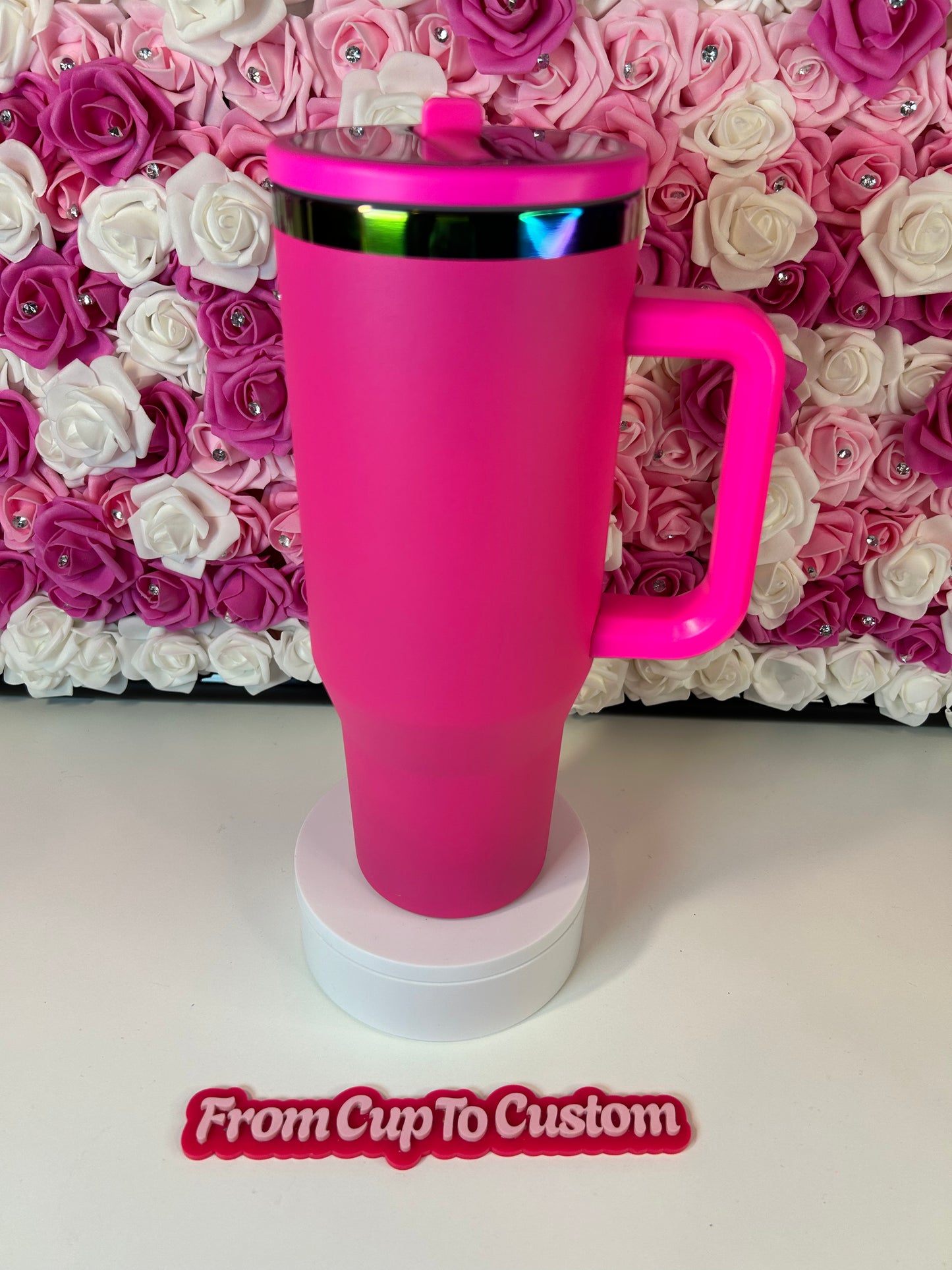 40 oz insulated tumbler with leak proof lid