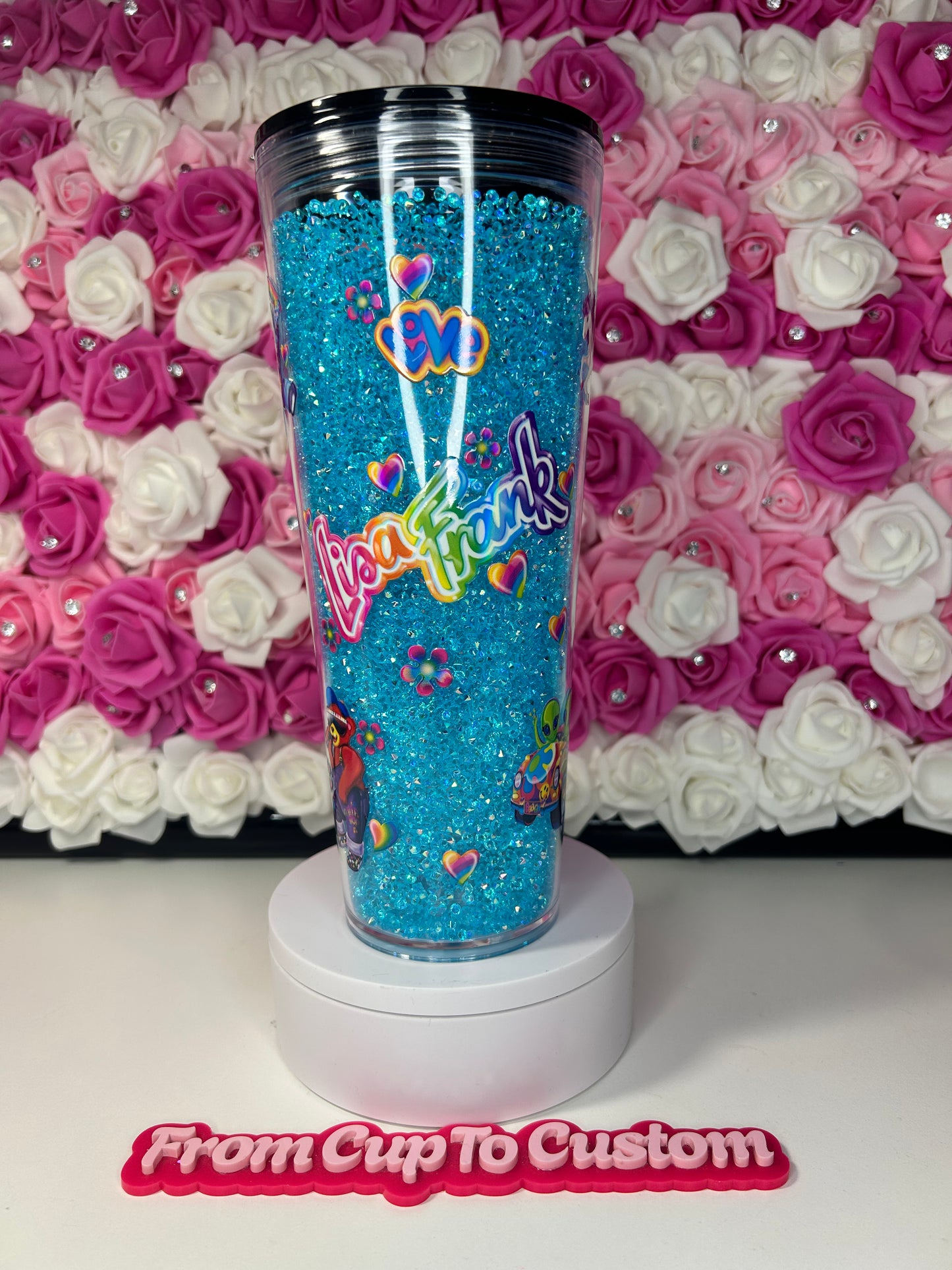 24 oz snow globe tumbler (diamond)